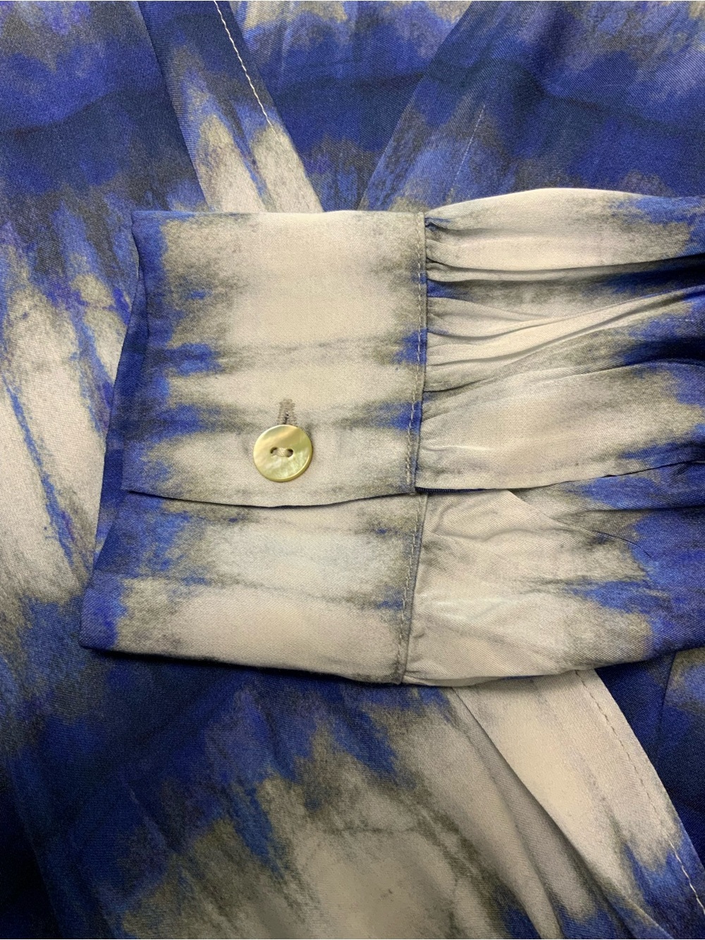 Karen Kane Drape Front Satin Top - Picture 7 of 7